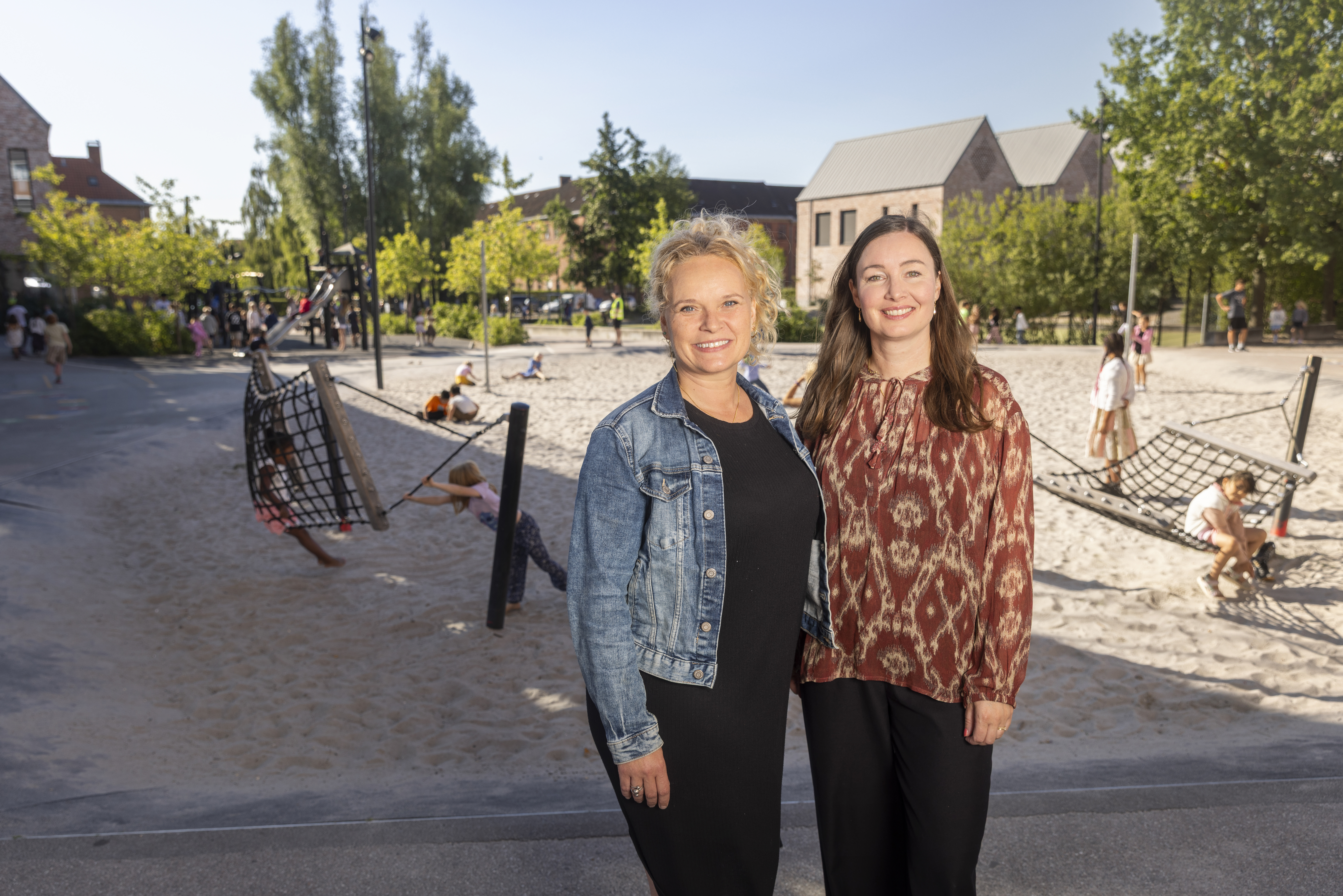 Næstforperson og forperson i Københavns Lærerforening, Janne Riise Hansen og Katrine Fylking