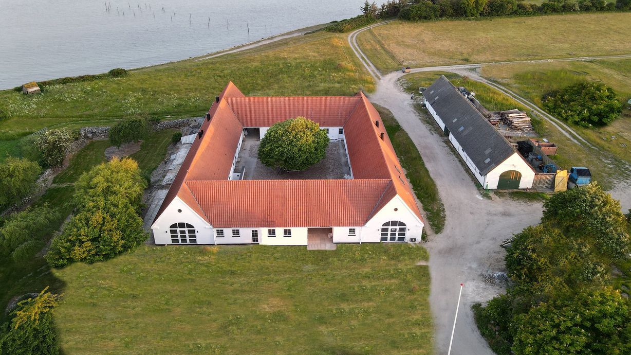 Ferielejligheder Thorø, Forstanderbolig set fra oven